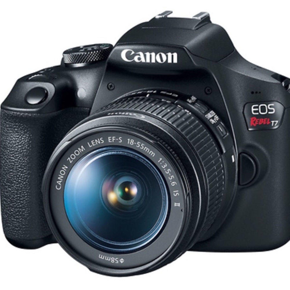 Canon EOS Rebel T7 Digital SLR Camera with 18-55mm Lens, includes shoulder bag